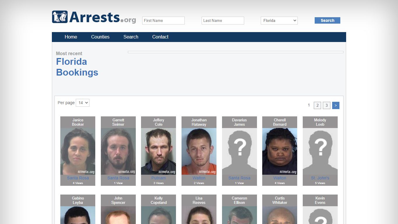 Florida Arrests and Inmate Search